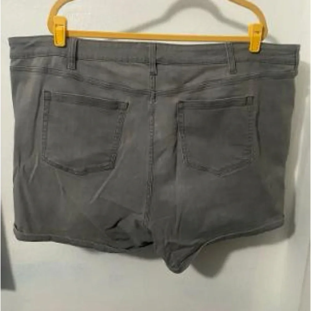 Torrid Gray Distressed Jean Shorts - Picture 2 of 5